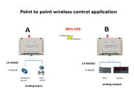 2-3km Wireless I O Module 4-20mA Wireless Signal Transmission 2 Channels AI 0-5v