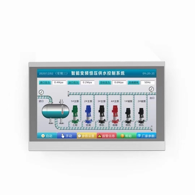 10Inch TFT LCD 퍼슨 머신 인터페이스 RS232 RS485 64MB RAM 모드 버스