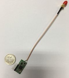 100mW 소형 크기 RF 자료 모듈 TTL 무선 송수신기 단위 433MHz 1km
