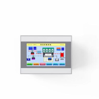 4.3인치 HMI 인간 기계 인터페이스와 RS232/RS485/USB 인터페이스 및 산업 제어용 DC 24V 입력