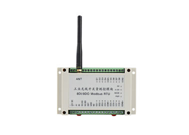 UHF 무선 Modbus RTU 입력/출력 단위 8DI 8DO RTU 단위 2km PLC 8 디지털 입력