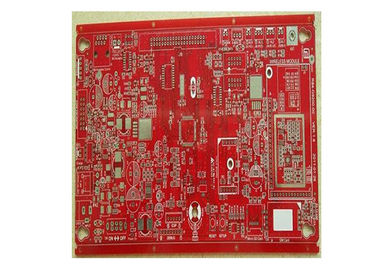 RF 다중층 PCB 널은, 골라내고/두 배 편들어진 Pcb 시제품 널 빨간색