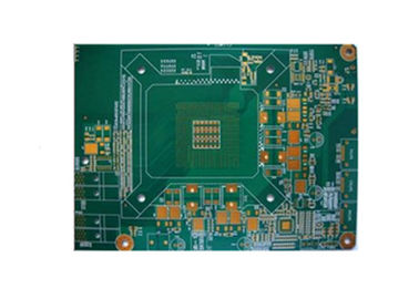 녹색 다중층 PCB 널, Pcb 인쇄 회로 기판 침수 금 표면