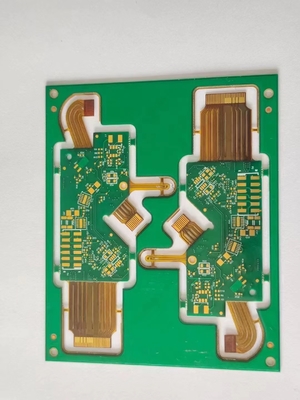 4 층 엄격한 플렉스 PCB 1.0 밀리미터 고성능 FR4 TG180 물질