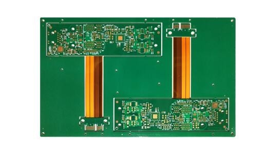 엄격한 플렉스 다층 PCB 보드 FR4 PI 6 층 ENIG 골드 핑거는 끝났습니다
